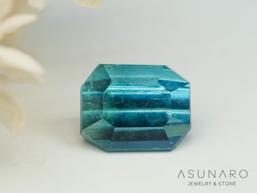 バイカラートルマリン　エメラルドカット　アフガニスタン産　0.54ct【250818-2878】