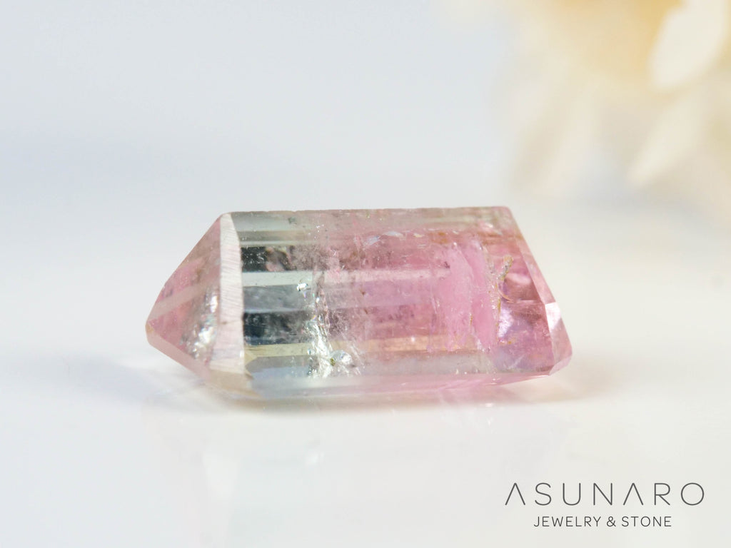 バイカラートルマリン　エメラルドカット　アフガニスタン産　1.02ct【250818-2883】