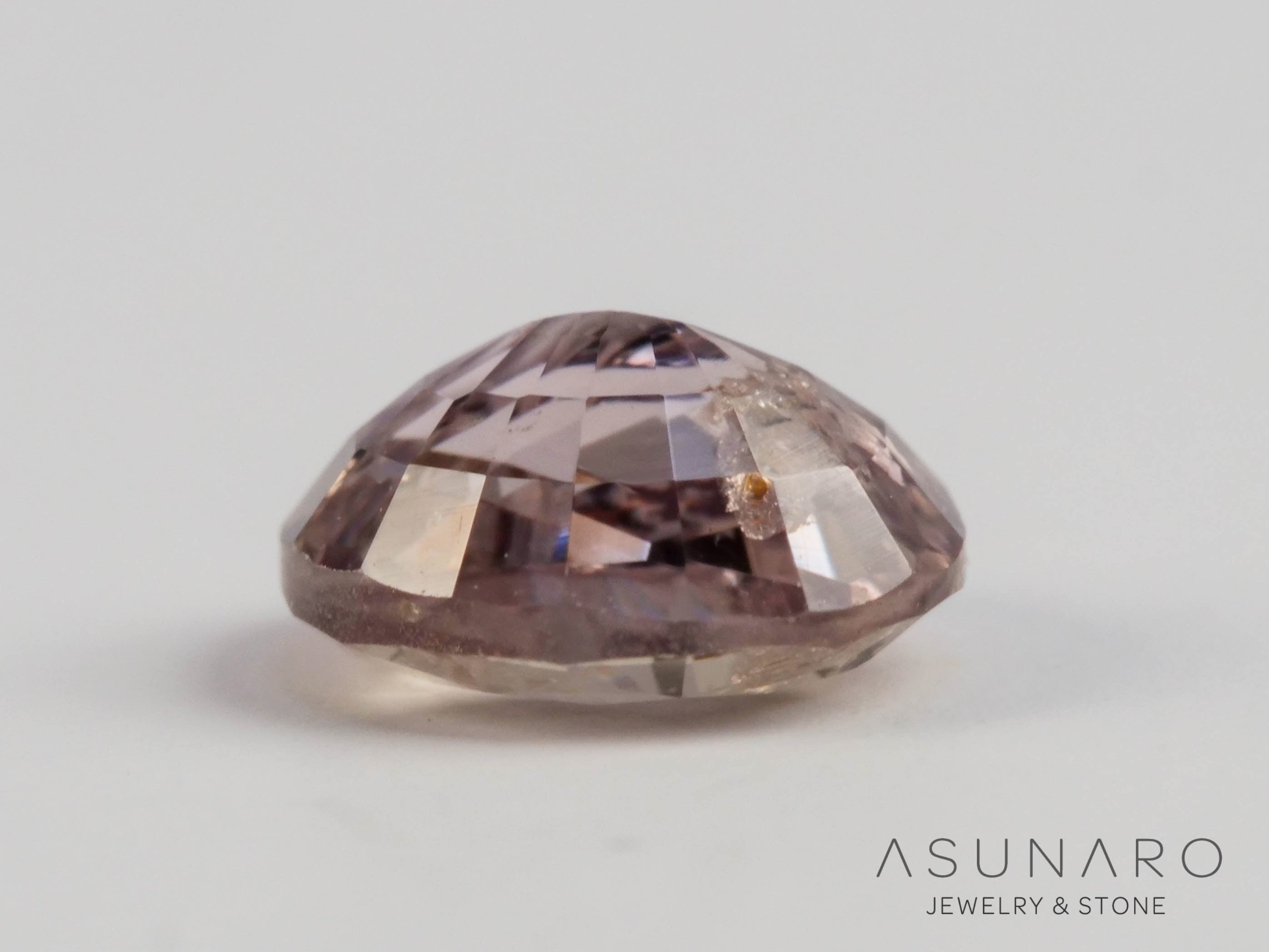 非加熱コッパーカラーサファイア 　オーバルカット 　スリランカ産　0.49ct　【250528-2822】