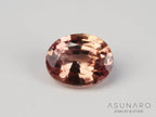 非加熱オレンジブラウンサファイア 　オーバルカット 　スリランカ産　0.34ct　【250528-2823】