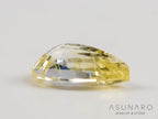 非加熱レモンイエローカラーサファイア 　ペアシェイプ　スリランカ産　0.25ct　【250528-2827】