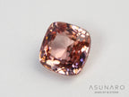 ローズピンクジルコン　クッションカット　0.46ct　 タンザニア産 　【250903-3037】