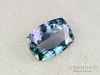 パーティーカラーゾイサイト（タンザナイト）クッションカット　タンザニア産　1.30ct【260204-3195】