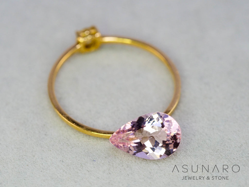 モルガナイト 　ペアシェイプ　ブラジル産　1.27ct　【251004-3126】