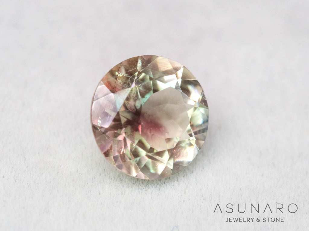 オレゴンサンストーン  ラウンドカット　 アメリカ産 　2.40ct【251017-3185】