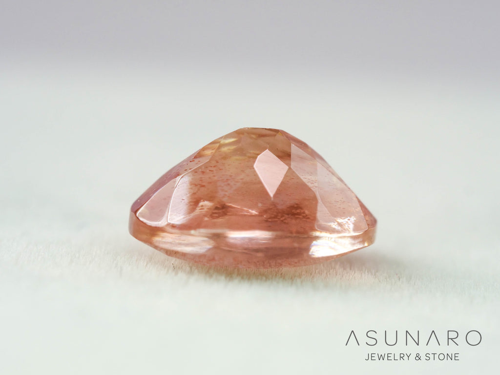 オレゴンサンストーン  オーバルカット　 アメリカ産 　1.28ct【251017-3190】