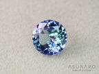 バイカラーゾイサイト（タンザナイト）ラウンドカット　タンザニア産　0.97ct【251107-3116】