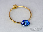 バイカラーサファイア ロータスリリーカット（オーバル）スリランカ産　0.98ct【260130-3184】
