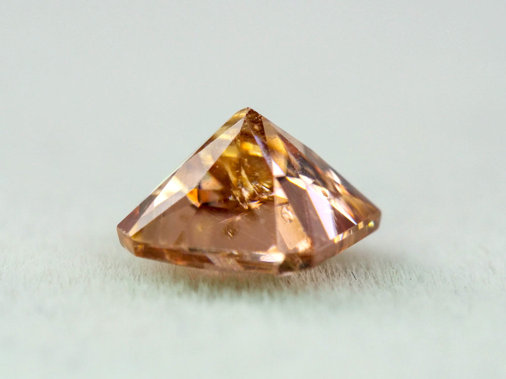 ピンクブラウンジルコン　エメラルドカット　1.06ct　 タンザニア産 　【251110-3109】