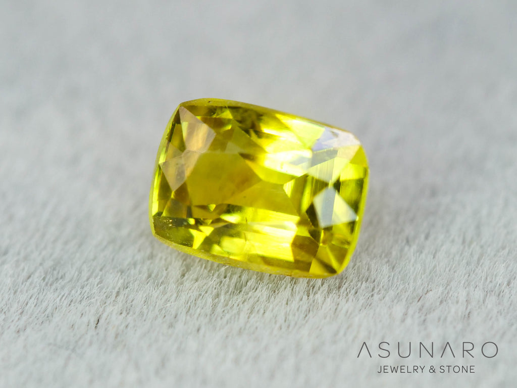 バイカラーサファイア 　クッションカット　 スリランカ産　0.48ct【260122-3145】