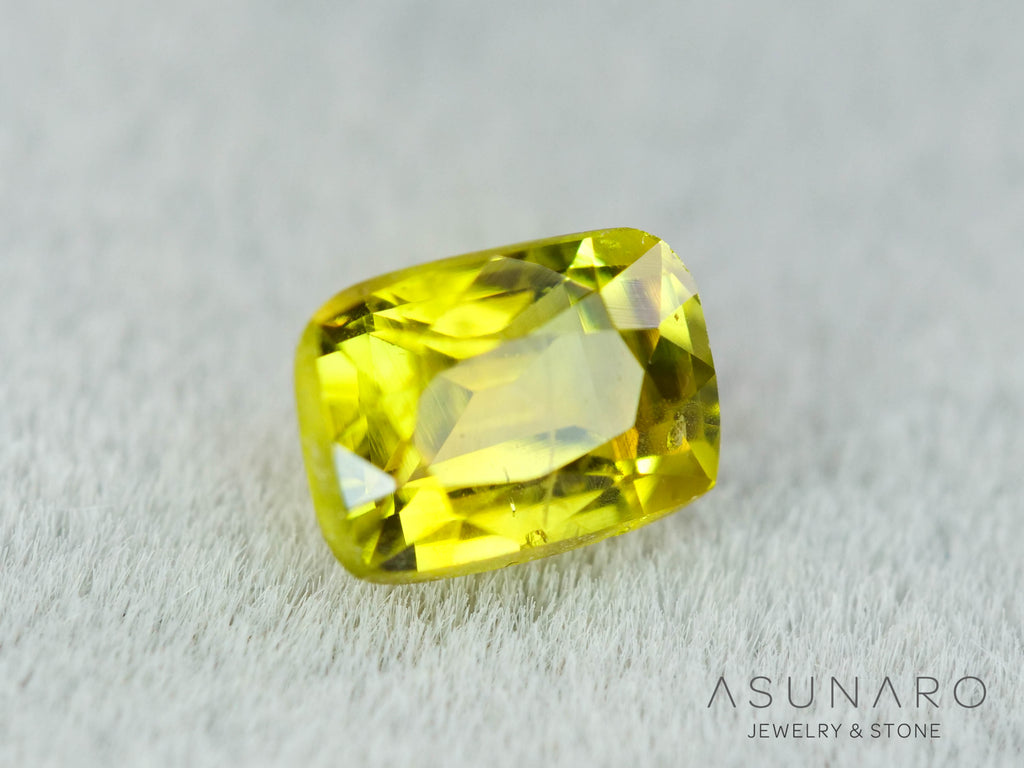 バイカラーサファイア 　クッションカット　 スリランカ産　0.48ct【260122-3145】