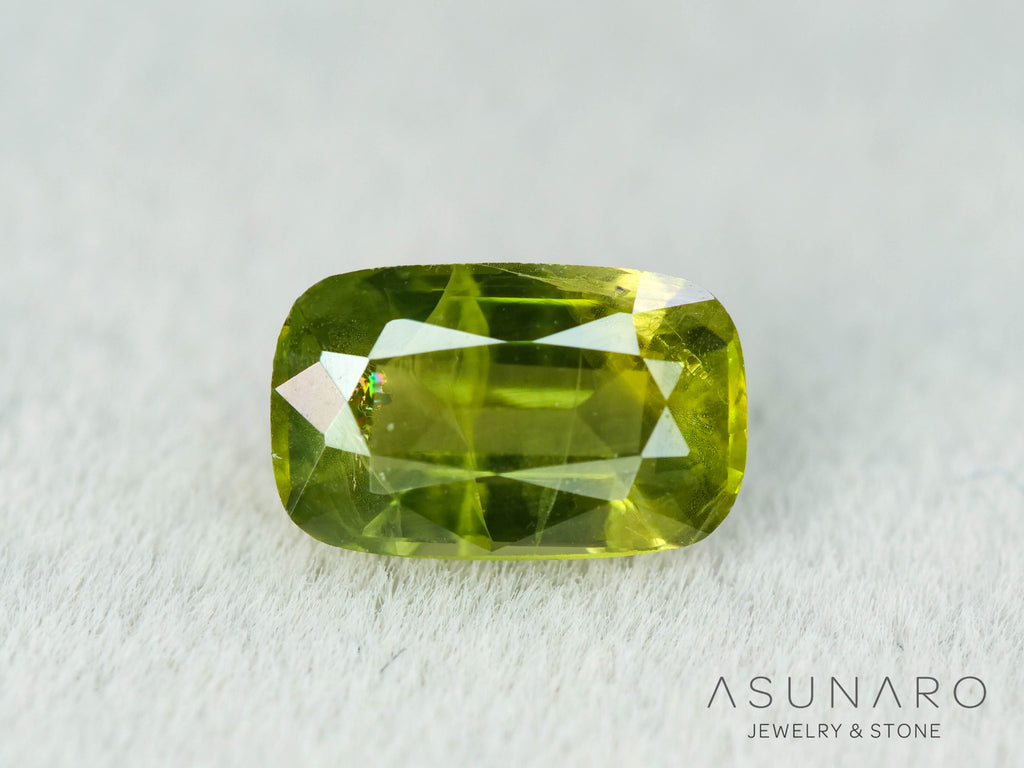 バイカラーサファイア 　クッションカット　 スリランカ産　0.59ct【260122-3147】