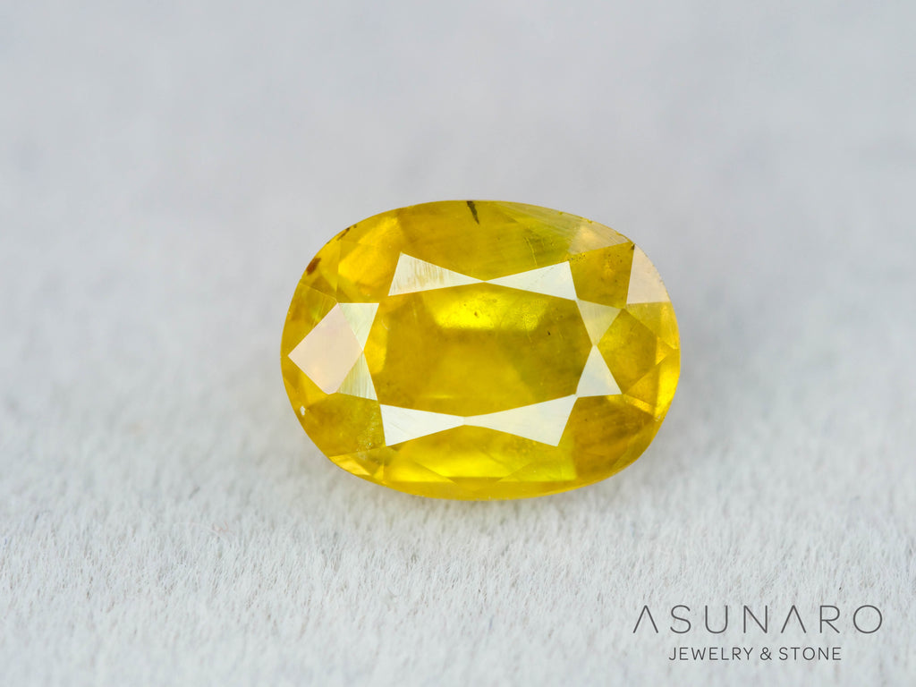 シルキーバイカラーサファイア 　オーバルカット　 スリランカ産　1.55ct【260122-3149】