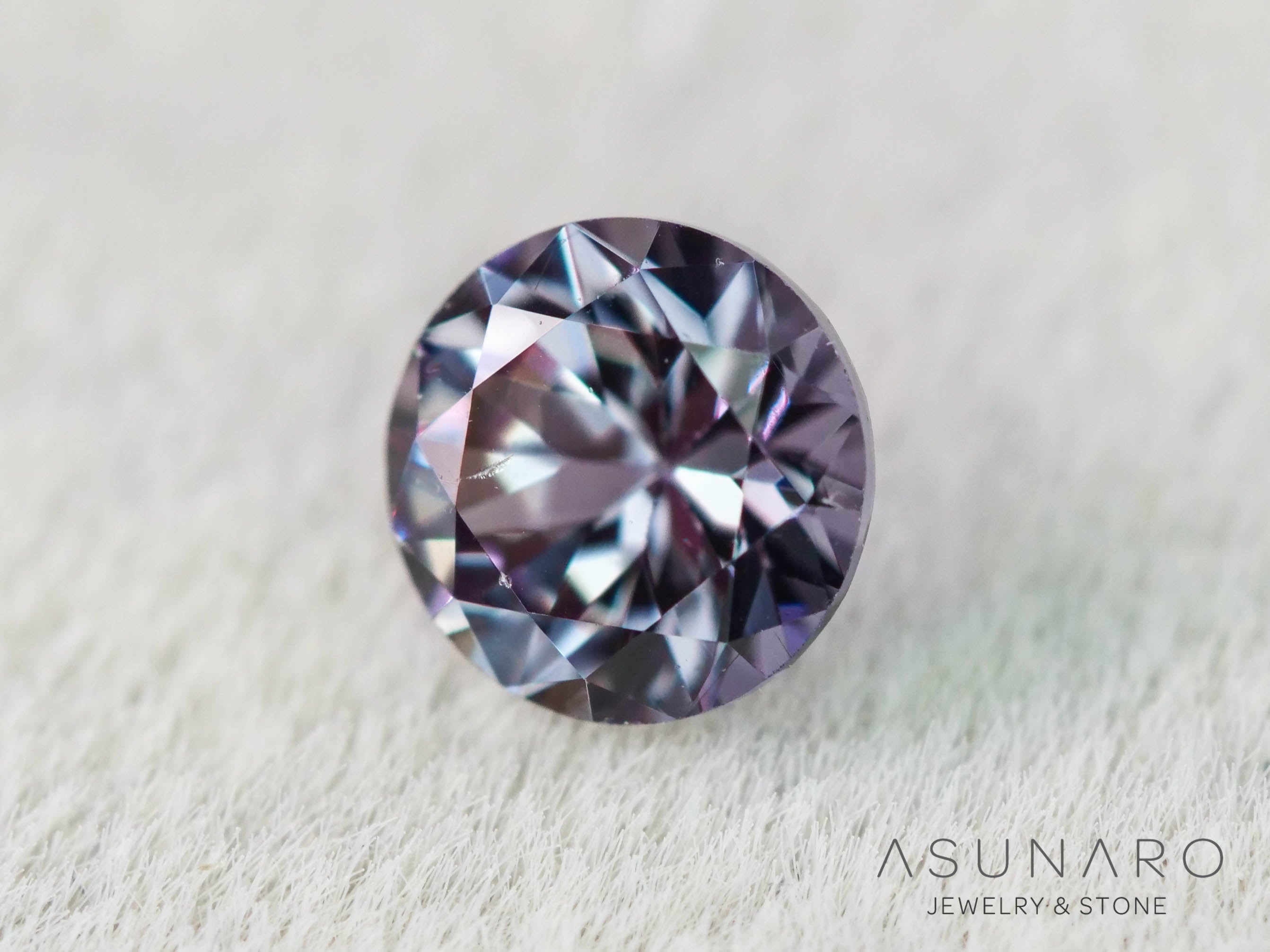 ベキリーブルーガーネット　ラウンドカット　 マダガスカル産　0.22ct【251114-3024】