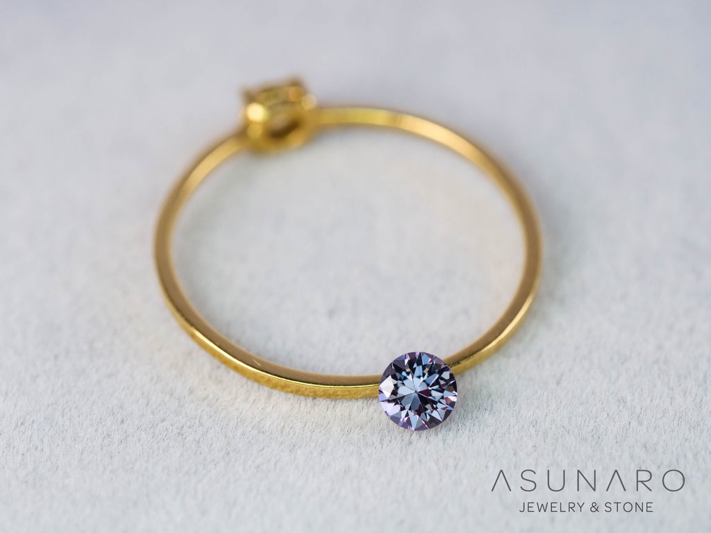 ベキリーブルーガーネット　ラウンドカット　 マダガスカル産　0.22ct【251114-3024】