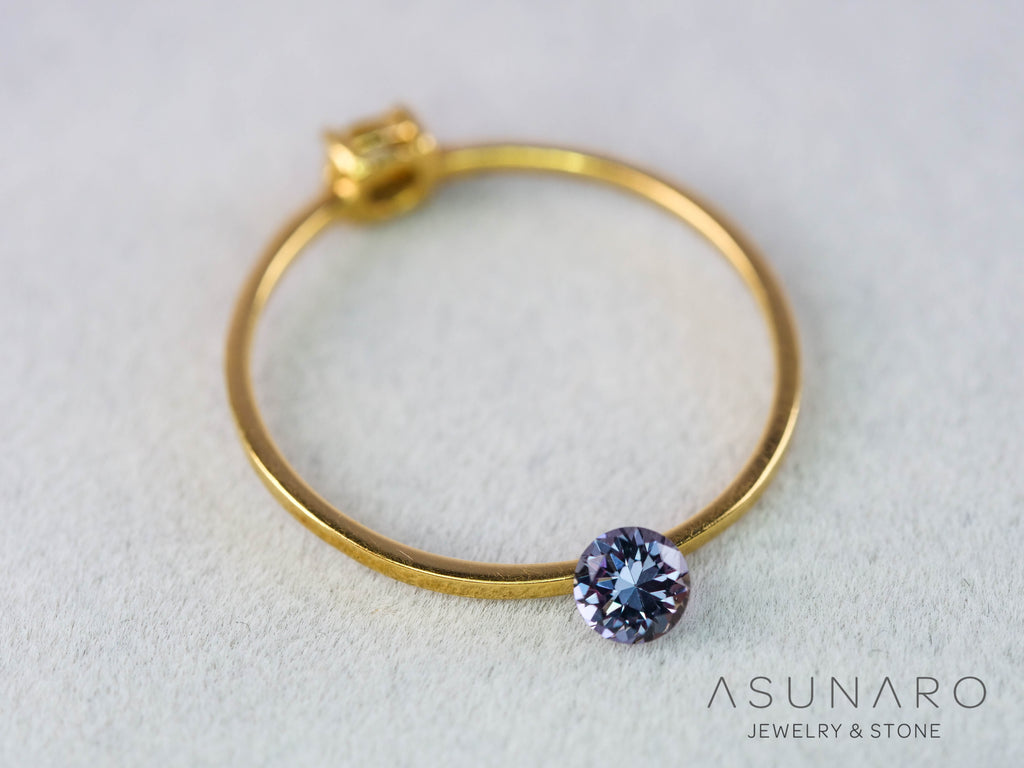 ベキリーブルーガーネット　ラウンドカット　 マダガスカル産　0.22ct【251114-3025】