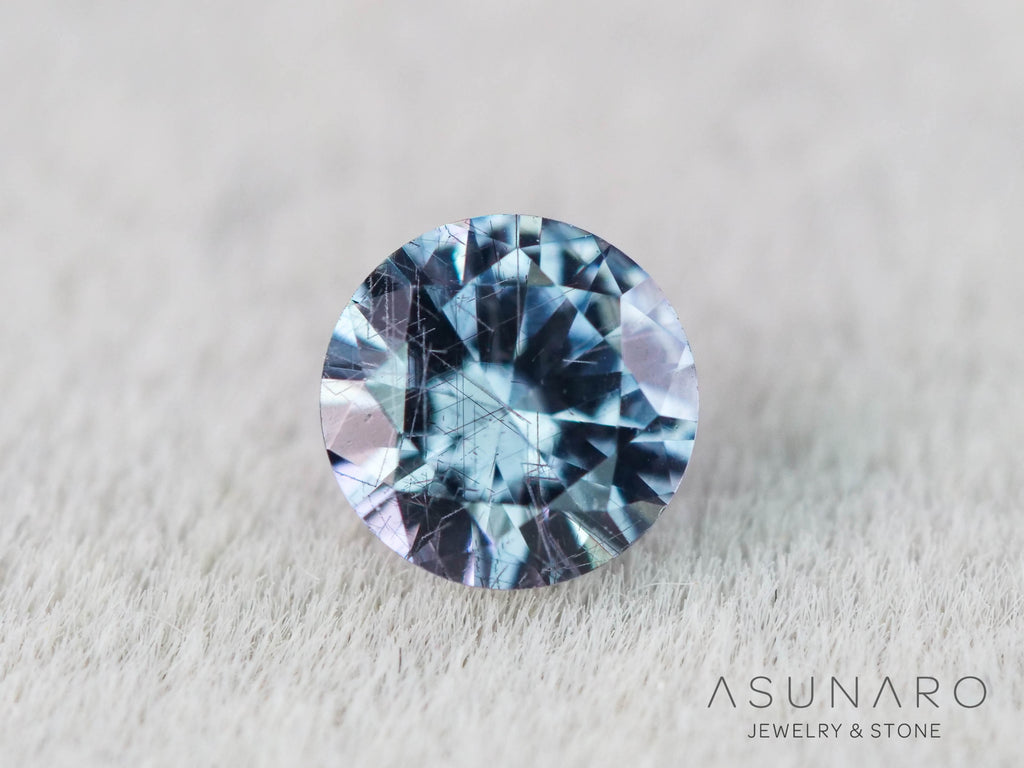 ベキリーブルーガーネット　ラウンドカット　 マダガスカル産　0.18ct【251114-3026】