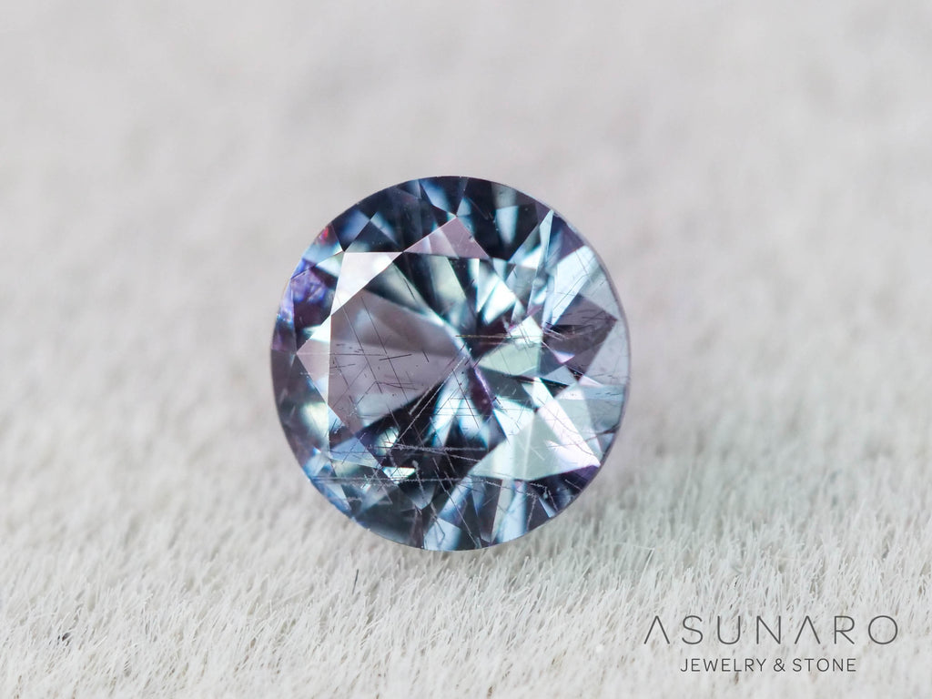 ベキリーブルーガーネット　ラウンドカット　 マダガスカル産　0.18ct【251114-3026】