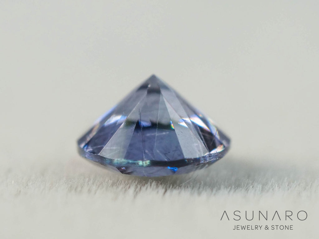 ベキリーブルーガーネット　ラウンドカット　 マダガスカル産　0.18ct【251114-3026】