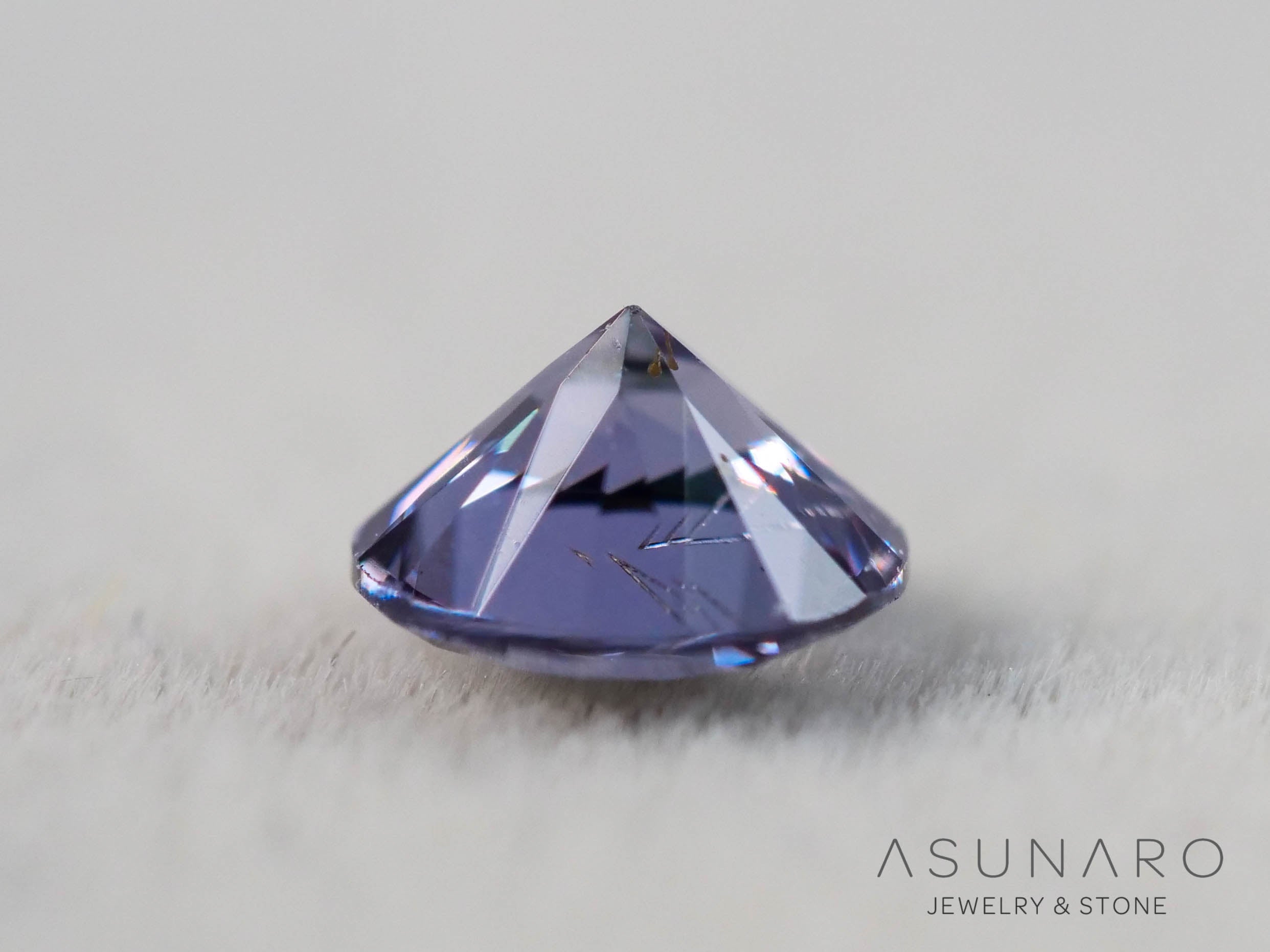 ベキリーブルーガーネット　ラウンドカット　 マダガスカル産　0.19ct【251114-3027】