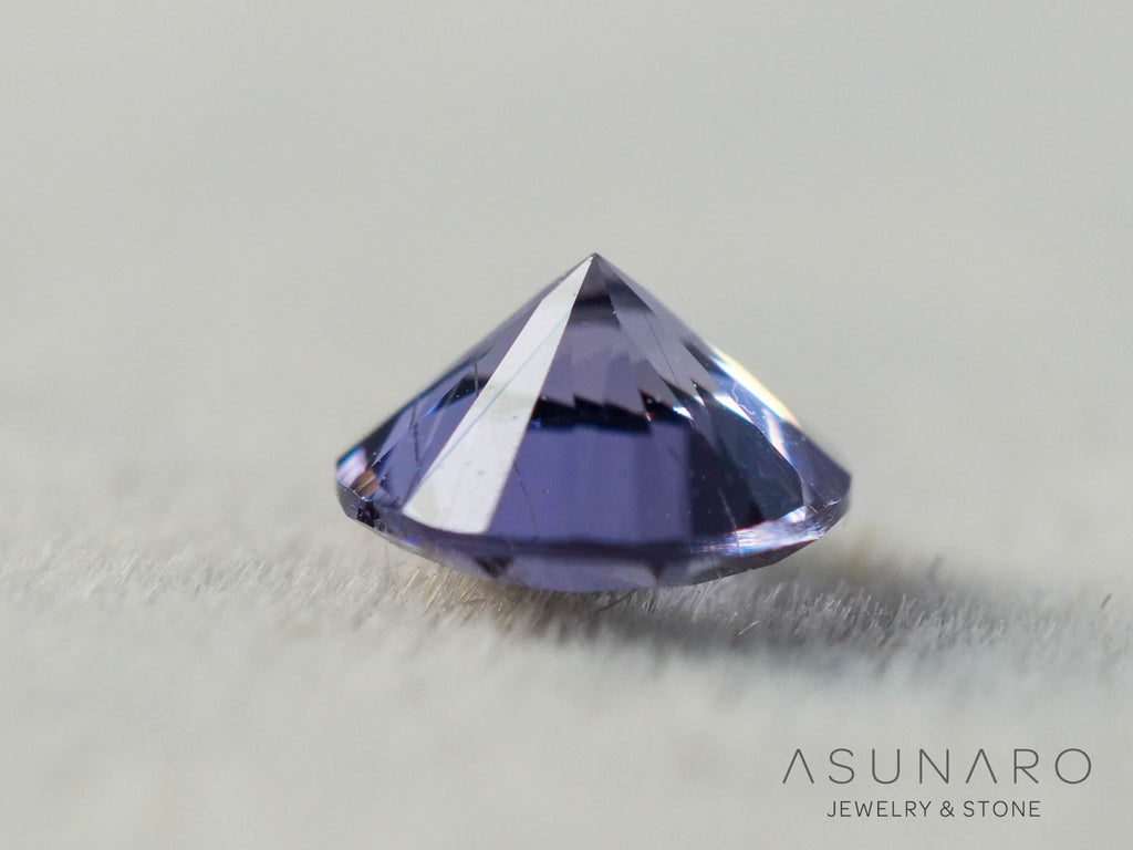 ベキリーブルーガーネット　ラウンドカット　 マダガスカル産　0.18ct【251114-3028】