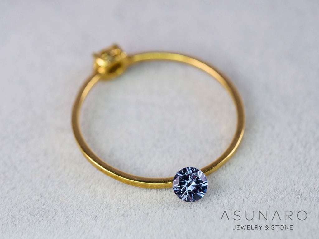 ベキリーブルーガーネット　ラウンドカット　 マダガスカル産　0.18ct【251114-3028】