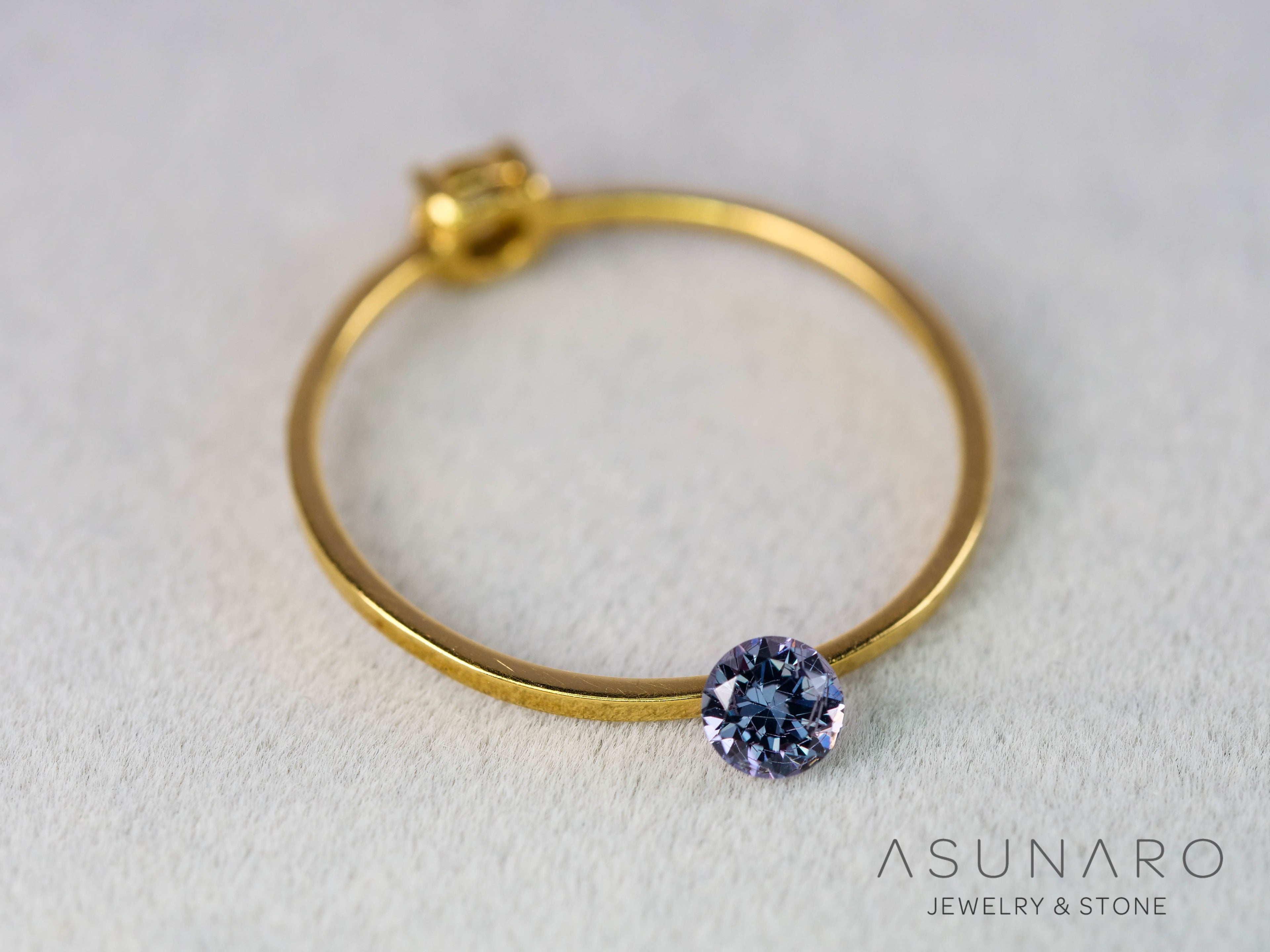 ベキリーブルーガーネット　ラウンドカット　 マダガスカル産　0.22ct【251114-3030】