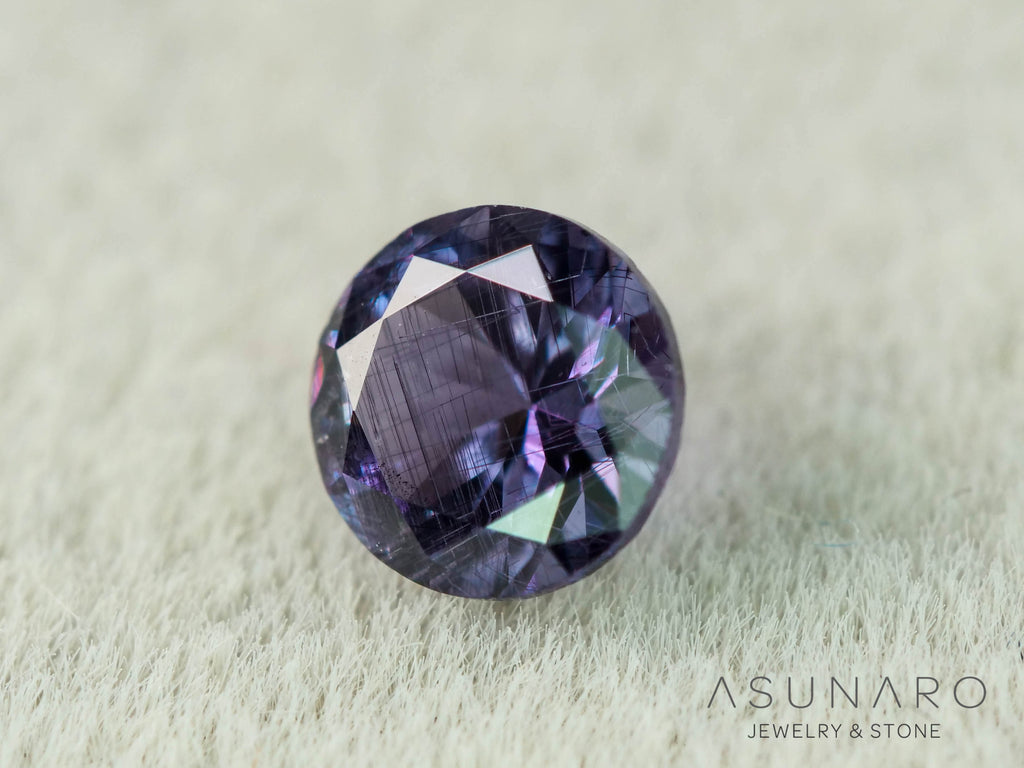 ベキリーブルーガーネット　ラウンドカット　 マダガスカル産　0.20ct【251114-3031】