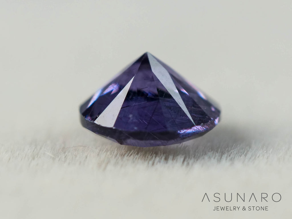 ベキリーブルーガーネット　ラウンドカット　 マダガスカル産　0.20ct【251114-3031】