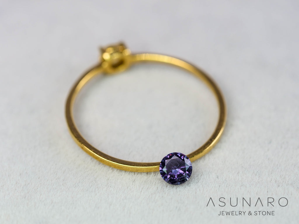 ベキリーブルーガーネット　ラウンドカット　 マダガスカル産　0.20ct【251114-3031】