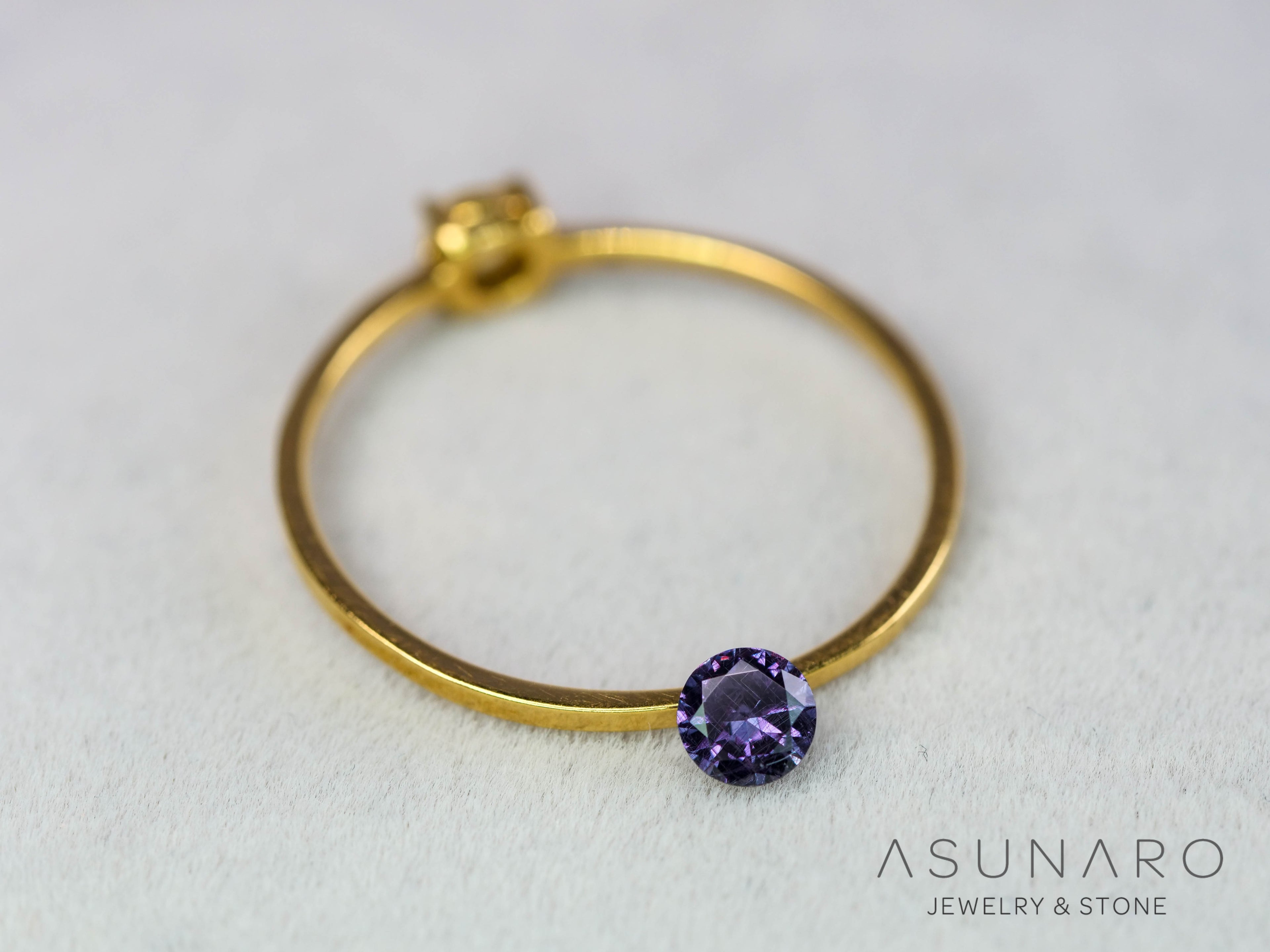 ベキリーブルーガーネット　ラウンドカット　 マダガスカル産　0.20ct【251114-3031】