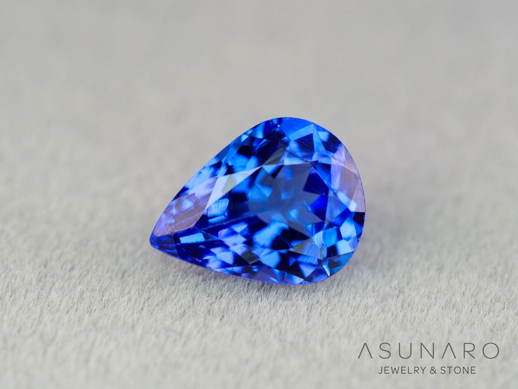 タンザナイト  ペアシェイプ　タンザニア産　1.19ct【260130-3163】