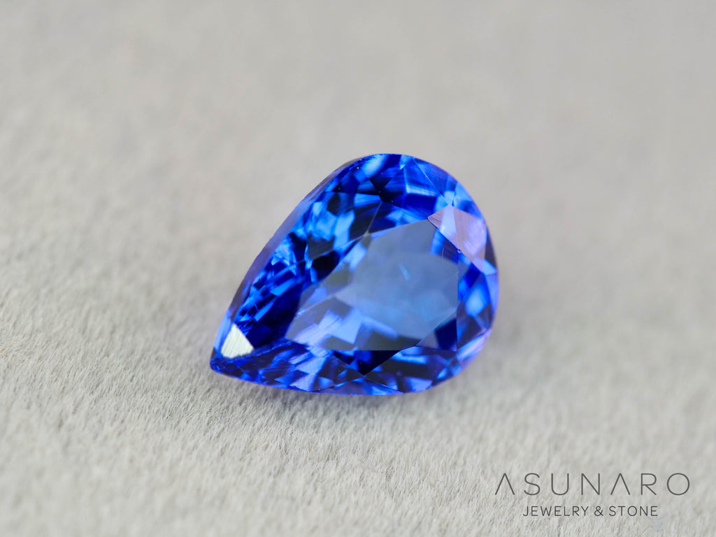 タンザナイト  ペアシェイプ　タンザニア産　1.19ct【260130-3163】