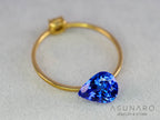 タンザナイト  ペアシェイプ　タンザニア産　1.19ct【260130-3163】