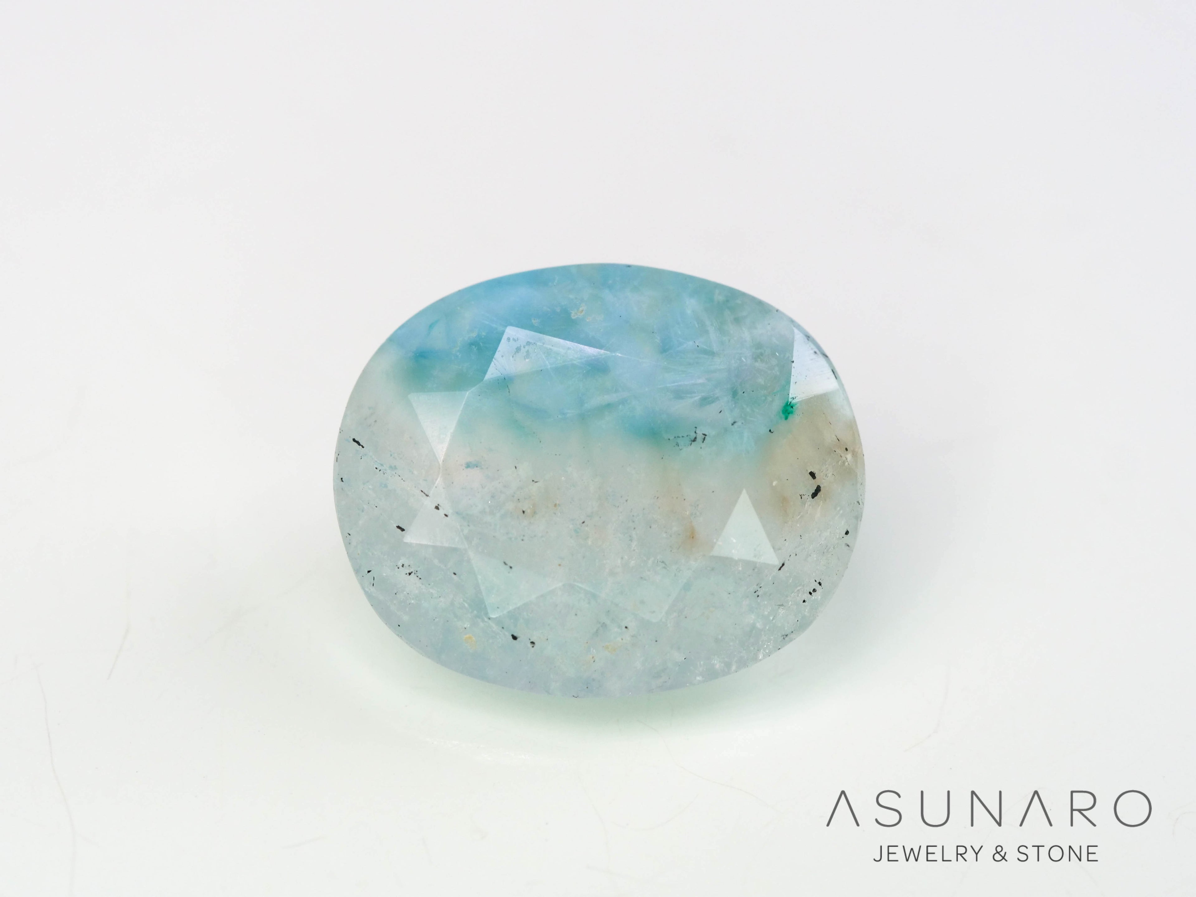 ギラライトインクォーツ　オーバルカット　ブラジル産 　2.89ct 【251117-3137】