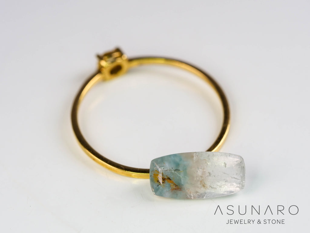 ギラライトインクォーツ　クッションカット　ブラジル産 　1.37ct 【251117-3139】