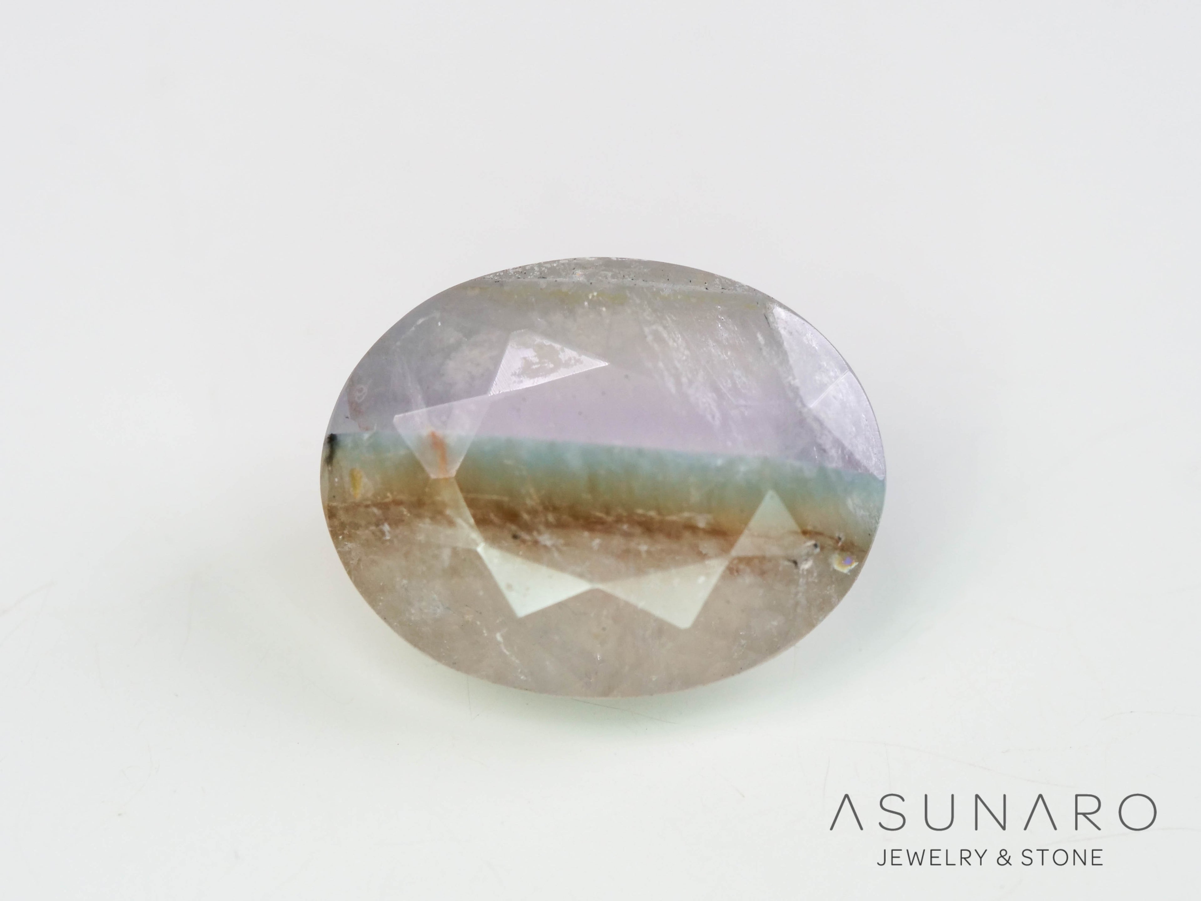 ギラライトインクォーツ　オーバルカット　ブラジル産 　3.32ct 【251117-3141】