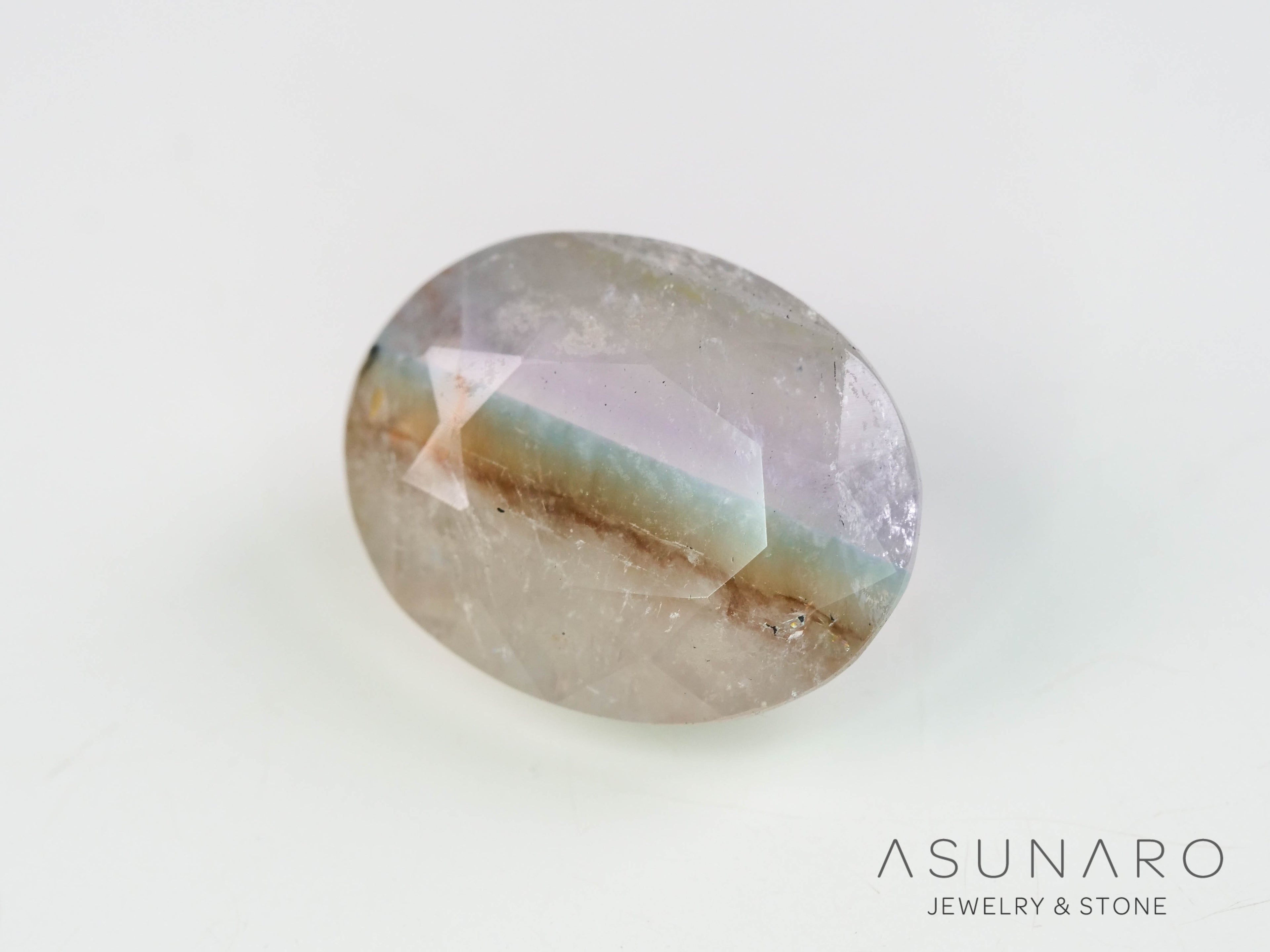 ギラライトインクォーツ　オーバルカット　ブラジル産 　3.32ct 【251117-3141】