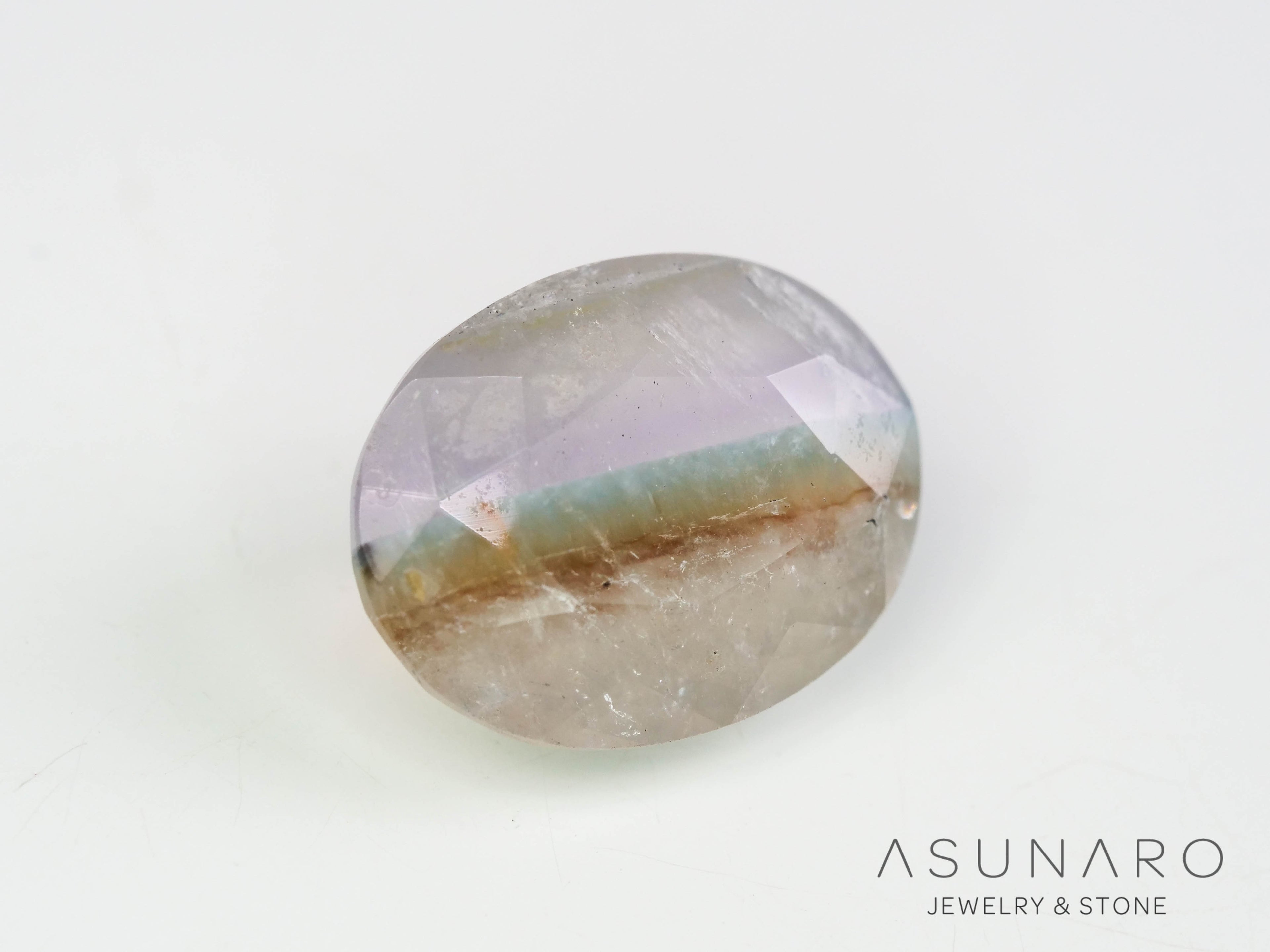 ギラライトインクォーツ　オーバルカット　ブラジル産 　3.32ct 【251117-3141】