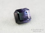 パープルバイカラートルマリン　エメラルドカット　アフガニスタン産　0.99ct【251121-3018】