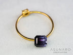 パープルバイカラートルマリン　エメラルドカット　アフガニスタン産　0.99ct【251121-3018】