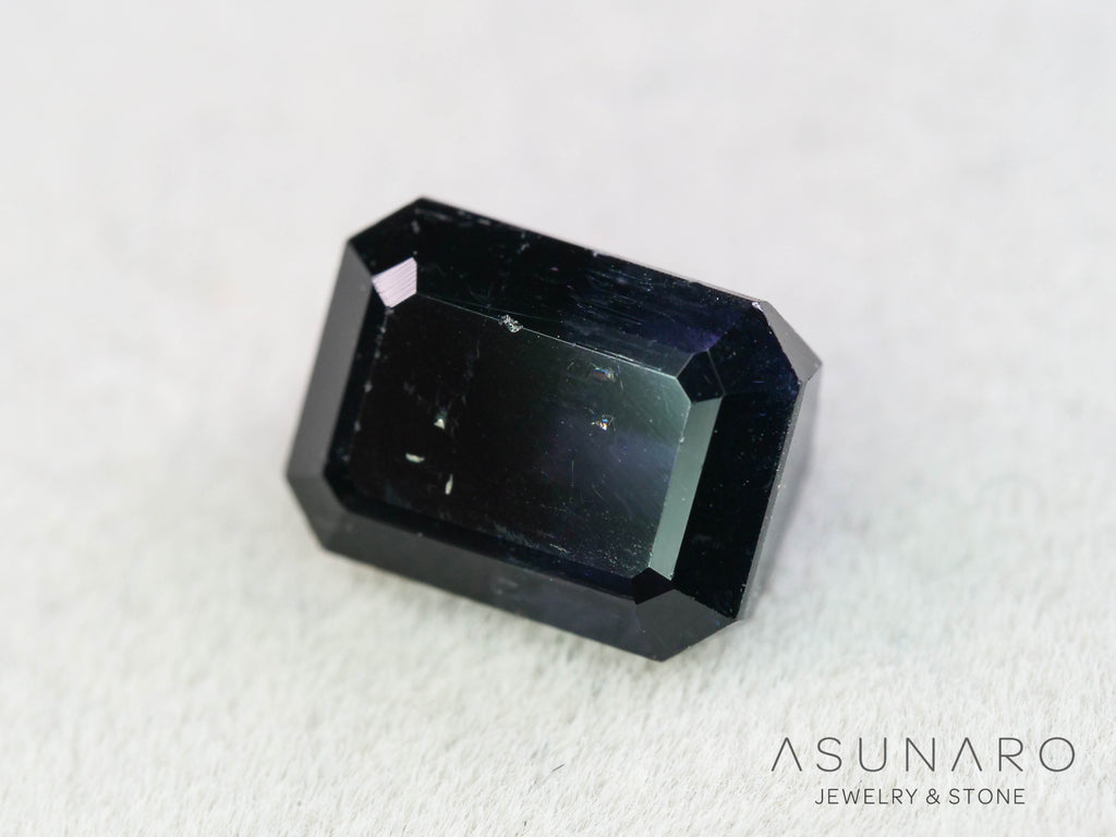 パープルバイカラートルマリン　エメラルドカット　アフガニスタン産　1.85ct【251121-3010】