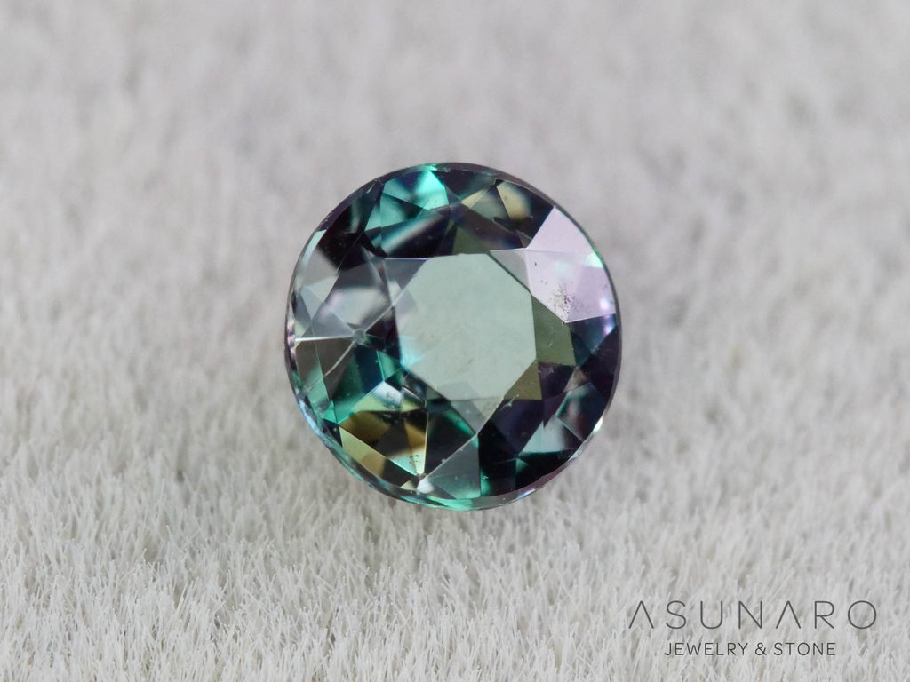 アレキサンドライト　ラウンドカット　 ブラジル産　0.11ct　ソ付【251114-3242】