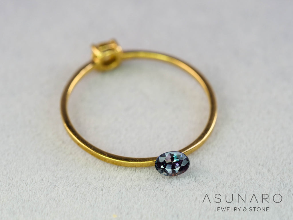 アレキサンドライト　オーバルカット　 ブラジル産　0.15ct　ソ付【251114-3246】