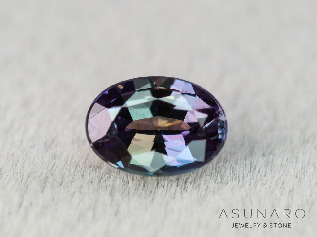 アレキサンドライト　オーバルカット　 ブラジル産　0.17ct　ソ付【251114-3247】