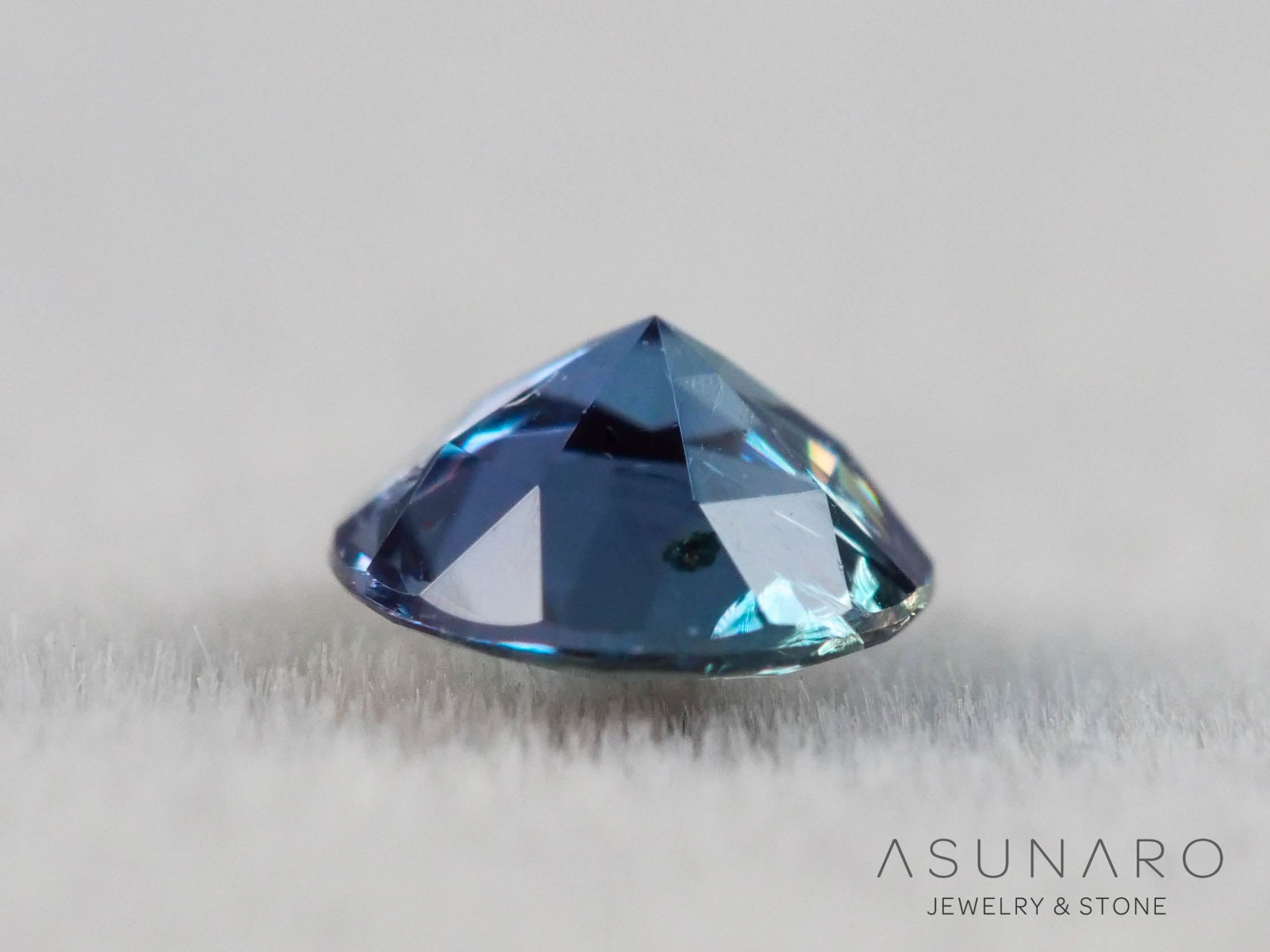 アレキサンドライト ラウンドカット ブラジル産 0.16ct ソ付【251114
