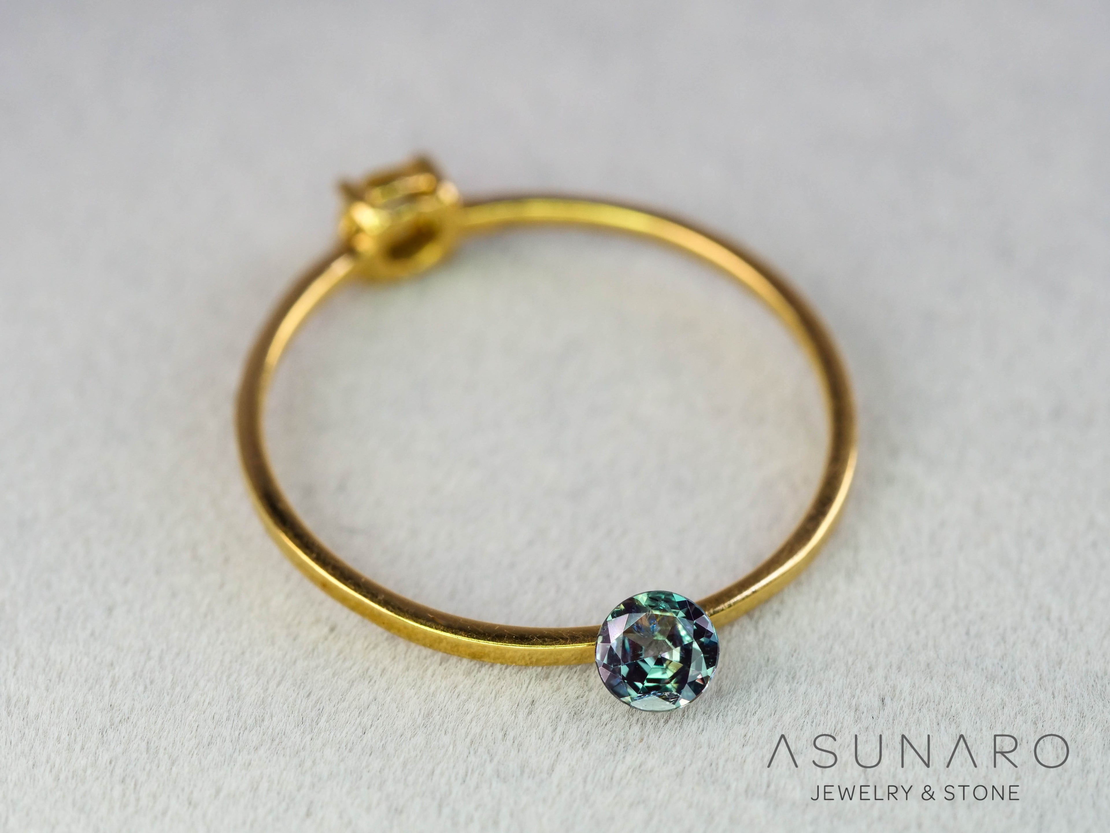 アレキサンドライト　ラウンドカット　 ブラジル産　0.16ct　ソ付【251114-3248】