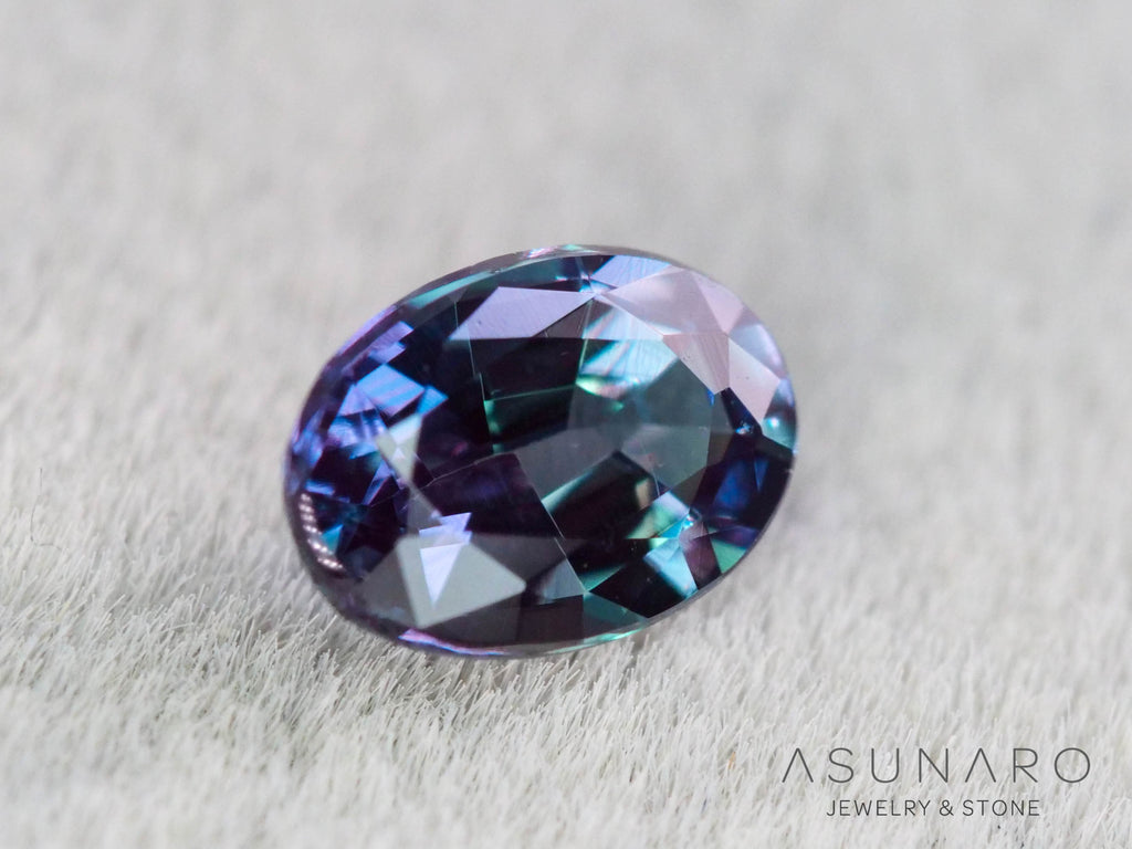 アレキサンドライト　オーバルカット　 ブラジル産　0.21ct　ソ付【251114-3249】