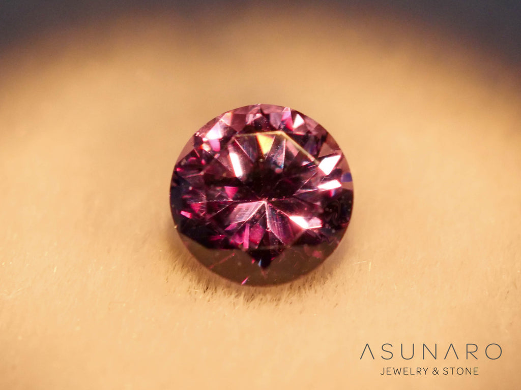 ベキリーブルーガーネット　ラウンドカット　 マダガスカル産　0.22ct【251114-3025】