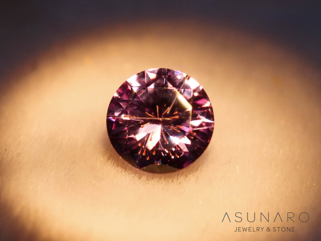 ベキリーブルーガーネット　ラウンドカット　 マダガスカル産　0.19ct【251114-3027】